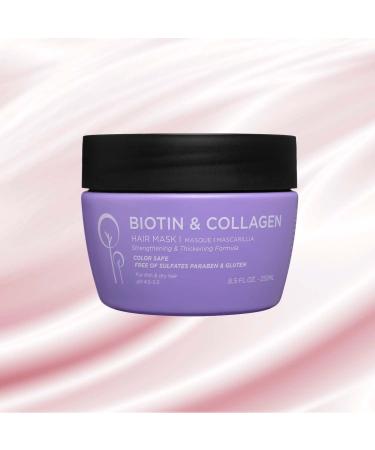 Luseta Biotin & Collagen Hair Mask - 8.5 oz - Growth-Thickening Treatment for Dry, Damaged & Thin Hair - Buy Online on GoSupps.com