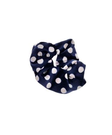 Araban Velvet Polka Dot Scrunchie
