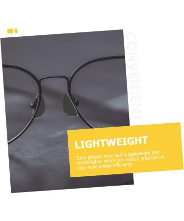 Healeeved 72 Pairs Self-Adhesive Silicone Glasses Nose Pads - Glow in the Dark Pads for Comfort | Durable Nasal Strips for Sunglasses - Black 1.9x0.1cm - Buy Online on GoSupps.com