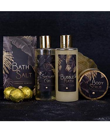 Accentra Luxury Swimming Set Gift - 9-Piece Beauty Care & Spa Set with Golden Glitter Pumps - Buy Online on GoSupps.com