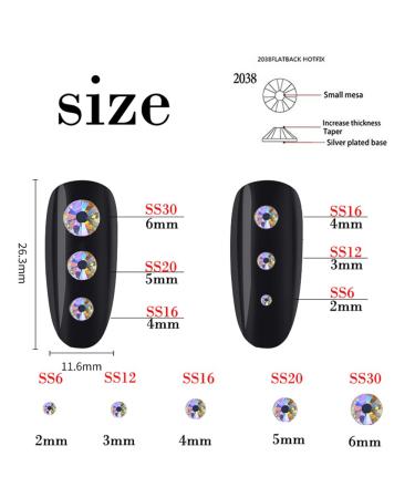 3000 Pieces SS12 3mm Aqua Blue Flatback Rhinestones - Clear Glass Round Gems for Nail Art DIY Crafts Clothes Shoes and Bags - Buy Online on GoSupps.com