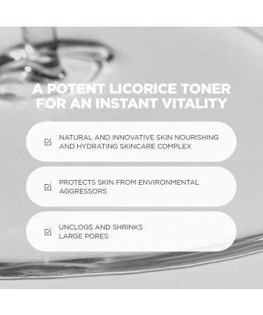 Licorice Toner | Advanced Licorice Toner Essence | pH Balancing Licorice Toner Essence | Licorice Toner with High Concentrate of Licorice and Natural Ingredients | Korean Licorice Toner Essence - Buy Online on GoSupps.com