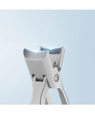 SVAASA Nail Clippers Portable Ultra Clippers Stainless Steel Wide Jaw Opening Anti Splash Fingernail Cutter Manicure Tools Nail Trimmer - Buy Online on GoSupps.com