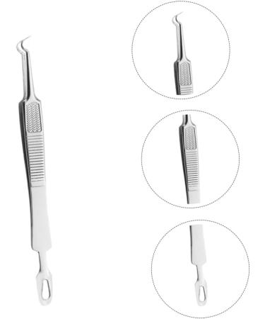 Outanaya 9 Pcs Clip Kit Spot Tweezers Pimple Blackhead Tweezers Silver Stainless Steel - Buy Online on GoSupps.com