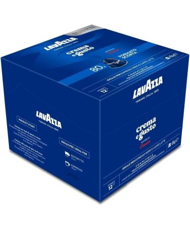 Nespresso Compatible Lavazza Crema e Gusto Classico 80 Aluminium Coffee Capsules (Family Pack) (1) Classico 80 Count (Pack of 1) - Buy Online on GoSupps.com