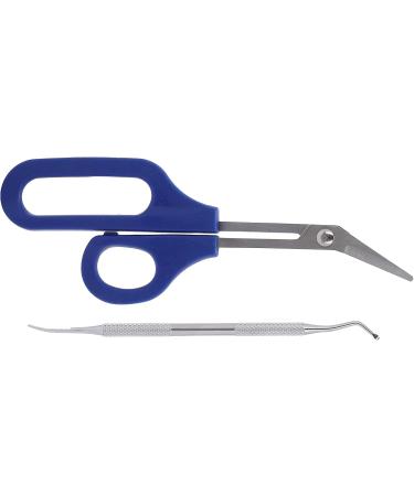 Long Handled Toenail Handle Scissors Nail Scissors with Nails File Pedicure Tools Accessories Set for The Elderly - Buy Online on GoSupps.com