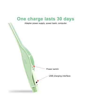 USB Rechargeable LED Ear Wax Cleaner Tool for Kids - Mint Green - Buy Online on GoSupps.com