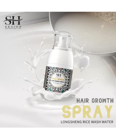 SEVICH Rice Water Hair Growth Spray with Olea Europaea Oil - 50ml | Natural Formula for Dry, Damaged Hair | Paraben-Free & Cruelty-Free - Buy Online on GoSupps.com