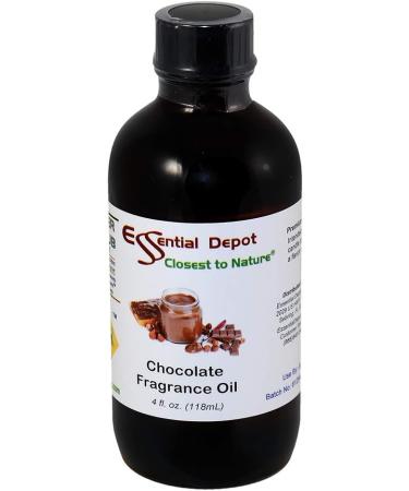 Chocolate Fragrance Oil - 4 oz Amber Glass Bottle | Premium Scent for Candles & Soaps | International Shipping Available - Buy Online on GoSupps.com
