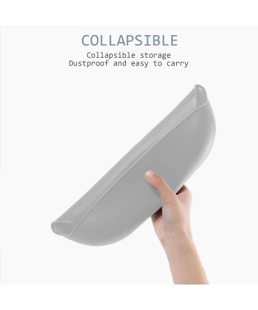 Silicone Adult Bibs for Eating Portable Waterproof Reusable Washable Bibs with Food Catcher Feeding Bibs for Women - Buy Online on GoSupps.com