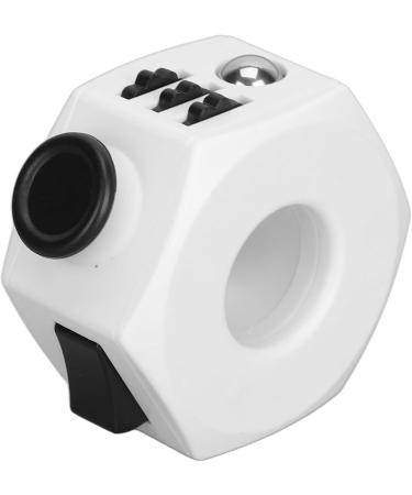 Jauarta Rotering Decompression Ring Toys - 360-Degree KMB Finger Button Scooters | Stress-Reducing Fingertip Toys (White) - International Shipping Available - Buy Online on GoSupps.com