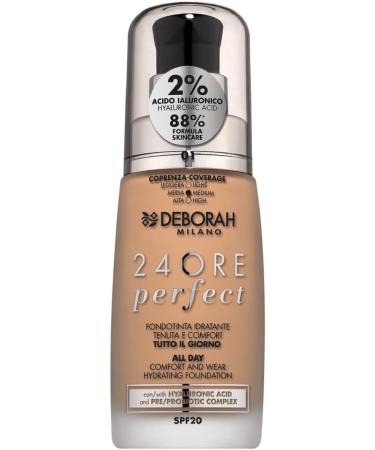  DEBORAH Deborah Milano Perfect Liquid Makeup Set SPF 20 N.01 Fair with Hyaluronic Acid 30 ml & Instant Lift Concealer 2.1 Light Luminous & Anti-Wrinkle 4.2 g - Buy Online on GoSupps.com