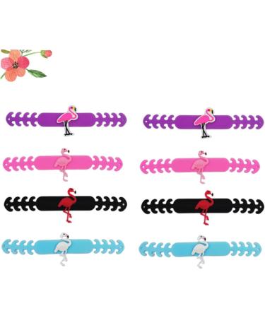 CLISPEED Flamingo Face Masks - 8pcs Anti-Strangle Ear Masks for Lip Gloss - 17.5x2cm - International Shipping Available - Buy Online on GoSupps.com