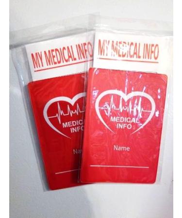 Emergency File of Life - Personal Health Information for Responders | Medical Info Organizer - Buy Online on GoSupps.com