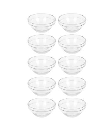 Cosmetic Mix Bowl Making Accessory: 10pcs Clear Glass Facial Masks Mixing Bowl Prep Measuring Bowl DIY Mix Bowl for Home Salon - Buy Online on GoSupps.com