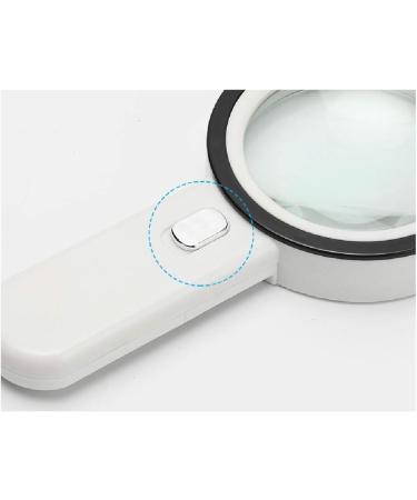 Magnifying Glass 30 high with LED Lights 100MM Handheld Optical HD 20 Children Students with The Elderly Reading Identification Repair Elderly Magnifying Glass 5 Times HD Expansion Mirror Good Times - Buy Online on GoSupps.com