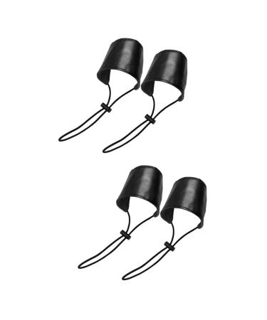 Mobestech 2 Pairs Heel Protector Womens Heels Sneaker Protector Womans Heels Shoe Bottom Protector Shoe Protectors Covers Heel Saver Heel Guard Shield Men and Women Unique Leather
