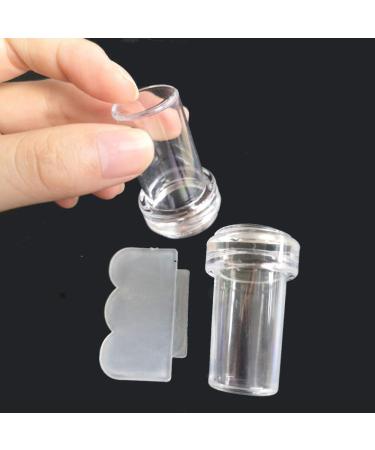 AddFavor Nail Stamper Kit - 8pc Stamping Plates with Minimalist Geometric Designs for DIY Nail Art - Gel Polish Print Stencils Tools - Buy Online on GoSupps.com