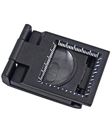 10 X Linen Test Three Folding Magnifying Glass Portable Zinc Alloy Magnifierwith LED Lamp for Textile Jewelry Collection Repair Magnifying Glass - Buy Online on GoSupps.com