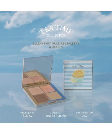 FreshO2 x Pony Lemon Tart Palette - 2 Highlight & Contour Shades | Vegan Cruelty-Free Makeup | Made in Taiwan - Buy Online on GoSupps.com