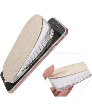 Premium Heel Liner Gel Shock Absorption Protectors for Heel Spurs & Pain Relief - X-Large Flannel Apricot - Buy Online on GoSupps.com