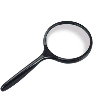 Professional 5 Times Reading Newspaper in Hand for The Elderly 100mm Anti-Scratch Glass Lens Reading Glass Full of Stars