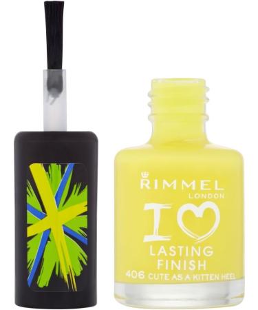 Rimmel I Love Lasting Finish Nail Polish Cute As A Kitten Heel - Buy Online on GoSupps.com