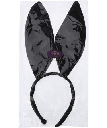 FRCOLOR Bunny Ears Headband Black Rabbit Ear Hair Hoop Bunny Headwear for Halloween Easter Masquerade Party Cosplay Hair Accessories - Buy Online on GoSupps.com