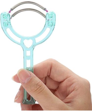 Hair Remover Facial Epilator Handheld Face Roller Spring Facial Hair Face Removal Portable Face Lips Hair Epilator Removal Plastic Spring Device Beauty Tool Green - Buy Online on GoSupps.com