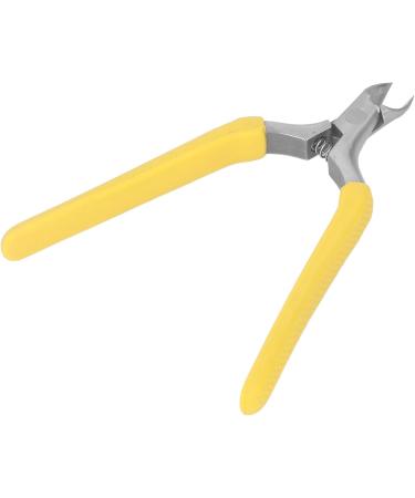 Nail Cuticle Nipper Stainless Steel Ergonomic Design Cuticle Cutter with Built-in Spring for Manicure for Nail Salon (Yellow) - Buy Online on GoSupps.com