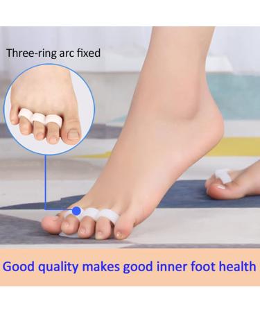 Bodya 4-Piece Soft Gel Toe Corrector for Overlapping & Bunion Toes - Pain Relief for Women & Men | International Shipping Available - Buy Online on GoSupps.com
