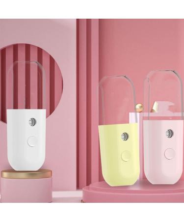 lmoikesz Face Sprayer Portable Handheld Rechargeable USB Charging Replacement Skin Care Makeup Steamer Mist Maker Humidifier Pink - Buy Online on GoSupps.com