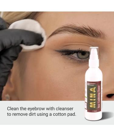 MinaiBrow Eyebrow Conditioning Cleanser 100ml + White Brow Paste 5g | Hydrating, Moisturizing, Brow Mapping & Shaping - Buy Online on GoSupps.com