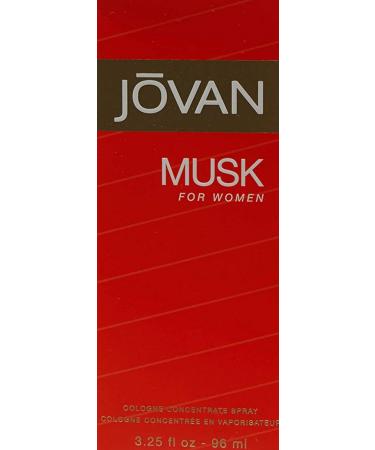 Jovan Musk for Women Eau de Cologne Spray 3.25 fl oz (Pack of 1) Notes of Jasmine Amber and Neroli Women's Fragrance Long Lasting Everyday Fragrance Travel Size Musk for Women EDC 3.25 Fl Oz (Pack of 1)