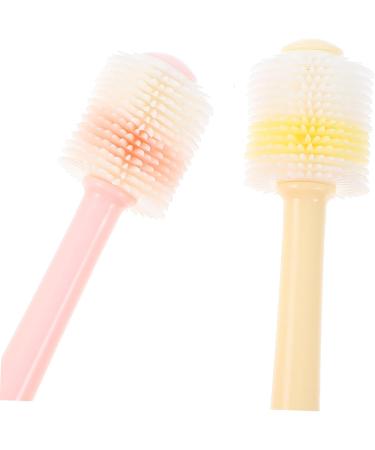 SESESFOUFU Hand Toothbrush 3-Pack | Silicone Baby Oral Care Brush for Teething & Teeth Cleaning - Buy Online on GoSupps.com