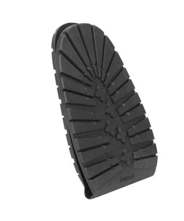 Diydeg Shoe Repair Replacement  Shoe Bottom Full Sole Repair Replacement  Anti-Slip Soft Flexible Wearable for Leather Shoes Sports Shoes Repairing Shoes(Black Forefoot)