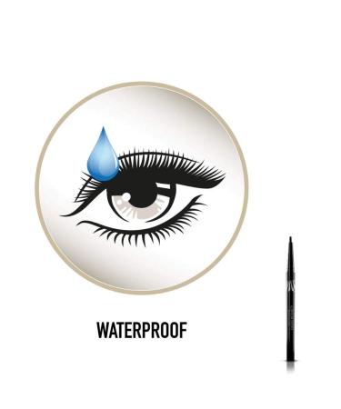 Max Factor Excess Intensity Longwear Eyeliner Charcoal - Waterproof Black Eyeliner for Perfect Eye Makeup - 1 x 2g (1 Pack) - International Shipping Available - Buy Online on GoSupps.com
