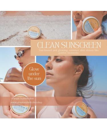 Buy Tallow Sun Balm SPF 30 | Tinted Mineral Sunscreen | Natural Organic & Reef Safe | Grassfed Tallow & Zinc Oxide for Sensitive Skin (2 oz - Buy Online on GoSupps.com