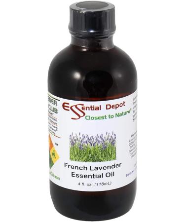 Buy French Lavender Essential Oil - 4 oz | GC/MS Tested Skin Safe | Amber Glass Bottle - International Shipping Available - Buy Online on GoSupps.com