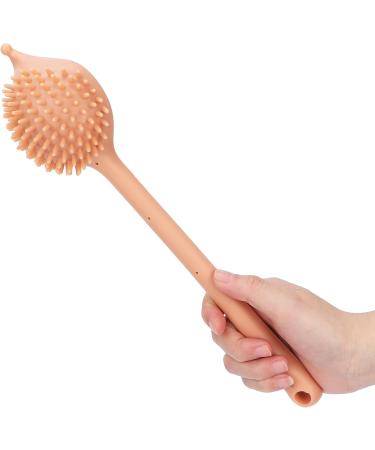 Verdant Touch Manual Massager - Double-Sided Silicone Meridian Pat Massager for Fitness - Khaki | International Shipping - Buy Online on GoSupps.com