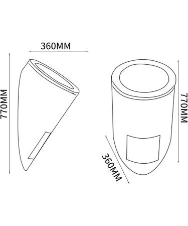 Household Items Wall-Mounted Urinal 304 Stainless Steel Urinal Intelligent Sensor Flushing Men's Urinal Small Vertical Toilet Suitable for Shopping Malls Bars Schools (Single Piece Urinal) - Buy Online on GoSupps.com