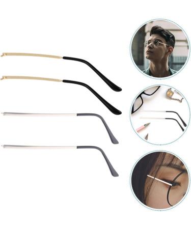 Iplusmile Glasses Legs Replacement - 2 Pairs Brille Temple for Optimal Fit & Comfort | International Shipping Available - Buy Online on GoSupps.com