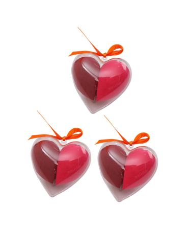 3 Boxes Heart-shaped makeup sponge Beauty powder puff skin care sponge eye cosmetic sponges face powder sponge blending puff cream girl plate Hydrophilic Polyurethane travel