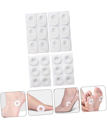 Gatuida 4 Sheets Corn Stickers Invisible Tape Foot Corn Pads Shoe Inserts Liners Anti Wear Heel Pads Soft Foam Cushions Adhesive Heel Protector Foot Care Pads Felt Feet Food Mat White - Buy Online on GoSupps.com