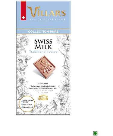 Villars Pure Milk White Chocolate 100g - Buy Online on GoSupps.com