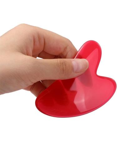 1Pc Green Gua Sha Facial Massager Tool - Resin Scraping Spa Tool for Skin Care & Face Slimming - Wrinkle Remover & Beeswax Scraper | Beauty & Personal Care - Buy Online on GoSupps.com