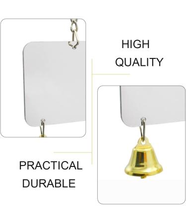 Parrot Toys Interesting Mirror Toy Exquisite Budgie Mirror for Various Birds - Buy Online on GoSupps.com