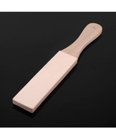 Leather Sharpener with Wooden Handle | Multifunctional DIY Craft Polish for Knives Razors & Tools - International Shipping - Buy Online on GoSupps.com
