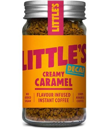 Little's Creamy Caramel Flavoured Decaf Instant Coffee 50g - Pack of 6 - Buy Online on GoSupps.com