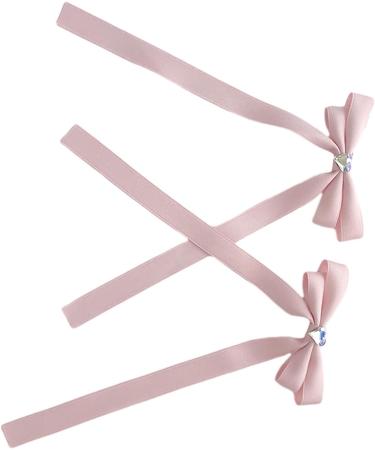 2 Pieces Bowknot Hairpin For Sweet Girls Cute Sweet Charm Hair Barrettes Aesthetics Cloth Hair Accessories Festival Hair Barrettes For Daily Life Large Lovely Hair Barrettes For Woman Hair - Buy Online on GoSupps.com